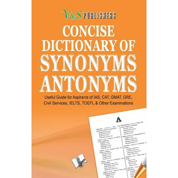 Concise Dictionary Of Synonyms Antonyms, (Paperback)