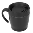 thumbnail image 4 of Handle Coffee Cup, Handle Portable Coffee Cup  For Office Camping For Outdoors Black, 4 of 8