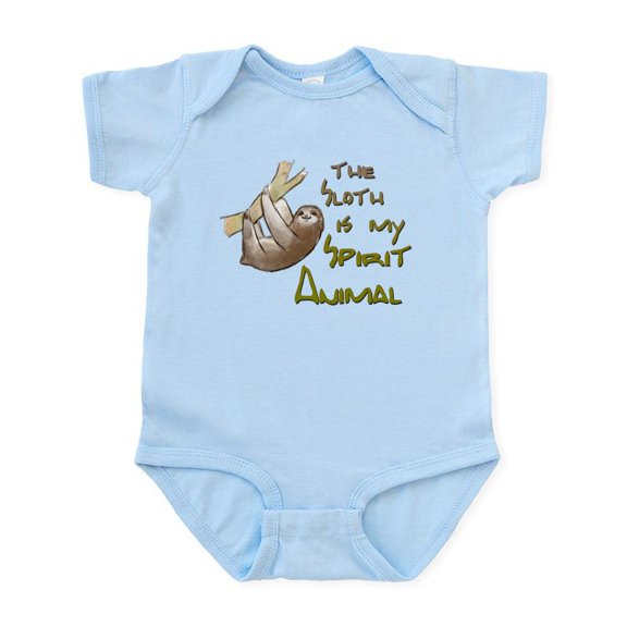 CafePress - The Sloth Is My Spirit Animal Body Suit - Baby Light Bodysuit, Size Newborn - 24 Months