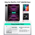 thumbnail image 2 of Funda ESR para iPad Pro 12.9 (2022/2021) con soporte para lápices, color blanco, 2 of 8