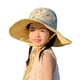 thumbnail image 1 of Sombrero de pescador con protección solar de doble cara para niños, de 52 a 54 cm de circunferencia, de verano, de ala grande, antiultravioleta, amarillo, 1 of 5