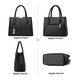 thumbnail image 3 of Moda Casual Gran Capacidad Bolsos Lady Tote Belug Negro, 3 of 5