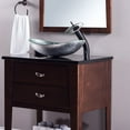 thumbnail image 3 of Miseno MSET70328031001-CH Painted Foil 21-1/2" Glass Vessel Bathroom Sink - Chrome, 3 of 7