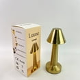 thumbnail image 4 of Luune Portable LED desk lamp, metal desk lamp, touch charging lamp, bedside table, ideal bedside lamp for bedroom and living room (gold), 4 of 8