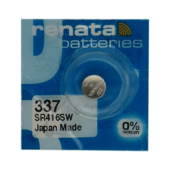 25 x 337 / SR416SW Renata Silver Oxide Button Batteries