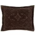 thumbnail image 4 of Better Trends 3 Piece Chenille Bedspread Set for Queen Bedspread 100% Cotton Lightweight Bedspread for all Season Ashton Collection (Chocolate), 4 of 6