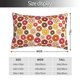 thumbnail image 2 of Fotbe Donut Funda de Almohada Decorativa Estilo Occidental, Lujo en Algodón, Fundas para Almohadas King, Cojín Estampado para Decoración del Hogar-20"x30", 2 of 6