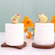 thumbnail image 1 of Xihbxyly Portarrollos de Papel Higiénico con Forma de Garra, Diseño Único de Resina, Base Plana y Estable, Ideal para Encimeras de Baño y Cocina, Práctico y Duradero, Multicolor, Tamaño 18,5 X 14,5 X, 1 of 7