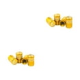 thumbnail image 2 of Thinsony 4 Pieces Car Tire Valve Stems Caps Flag Pattern Rim Sleeve Dustproof Cover Repair Parts for Bicycle Vehicle Motorcycle Gold 2Set, 2 of 6