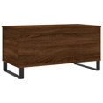 thumbnail image 3 of vidaXL Coffee Table Brown Oak 90x44.5x45 cm Engineered Wood, 3 of 5
