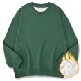 thumbnail image 3 of Yiliang Long Sleeve Shirts for Men Heated Fall and Winter Pullover Sport Activewear Tops Pastel Color Clothing,Army Green,L, 3 of 6