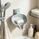 thumbnail image 4 of Wall Mounted Drainable Soap Tray For Bathroom And Kitchen No Drilling Required Rotating Leaf Shaped Soap Stand, 4 of 6