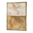 thumbnail image 1 of Horizon Moderne Ambre - Toile Encadrée Abstraite, 1 of 3