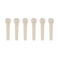 thumbnail image 1 of Clavijas de guitarra de hueso de res, 6 clavijas de guitarra, clavijas de puente de hueso de guitarra simples, clavijas de guitarra, artesanía superior Jadeshay A, 1 of 8