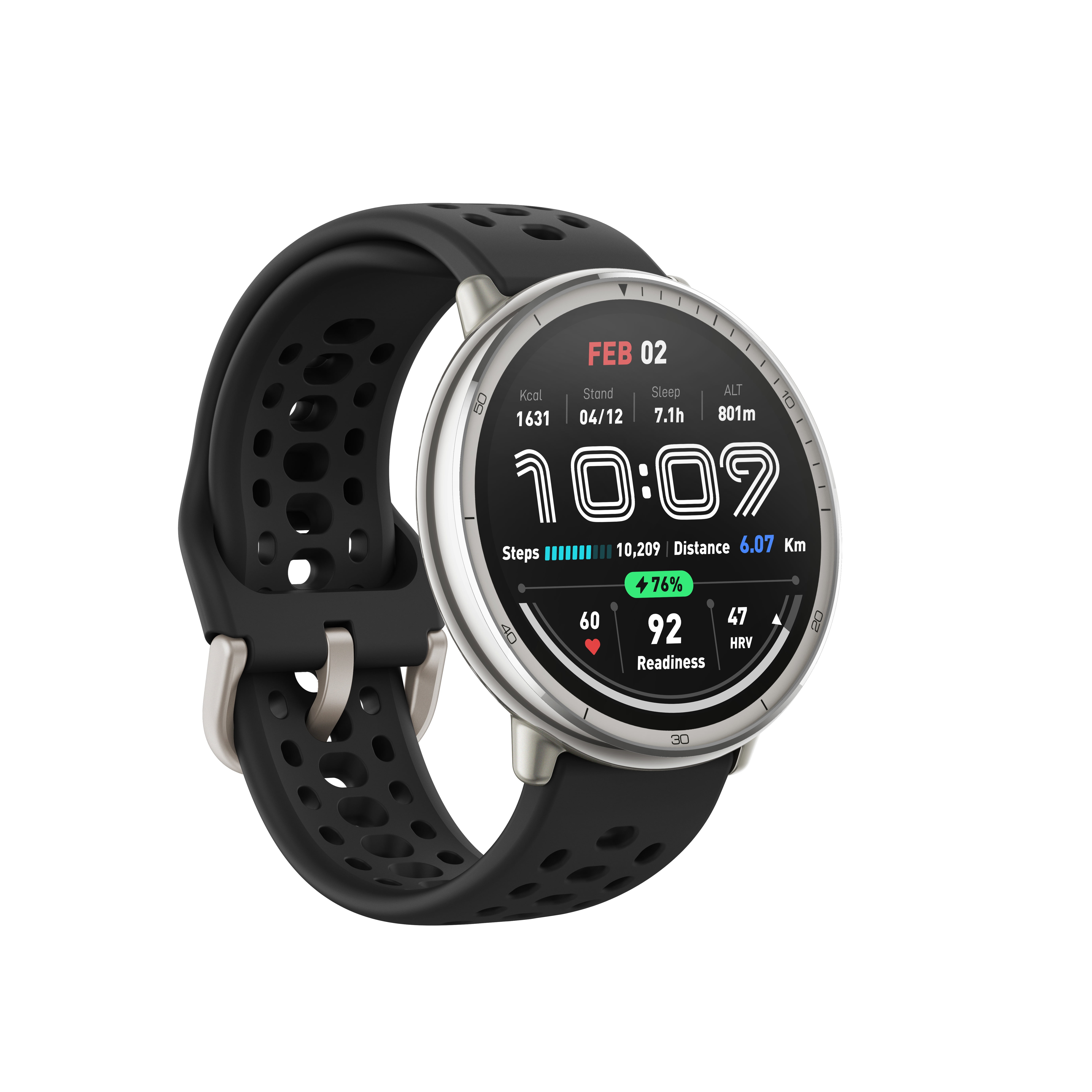 Amazfit Active 2 Smart Watch 44mm, GPS Maps with Direction,