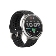 Amazfit Active 2 Smart Watch 44mm, GPS Maps with Direction, Fitness Tracker, 10 Day Battery, Sleep Monitor, 160+ Sport Modes, Water Resistant, for Android & Apple iPhone, Black Silicone
