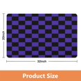 thumbnail image 4 of High-Quality Checkered Bath Mat: Absorbent, Non-Slip Bathroom Rugs. Easy to Clean, Small Indoor Doormat Perfect for Shower, Sink & Tub, 20x32in, 4 of 5