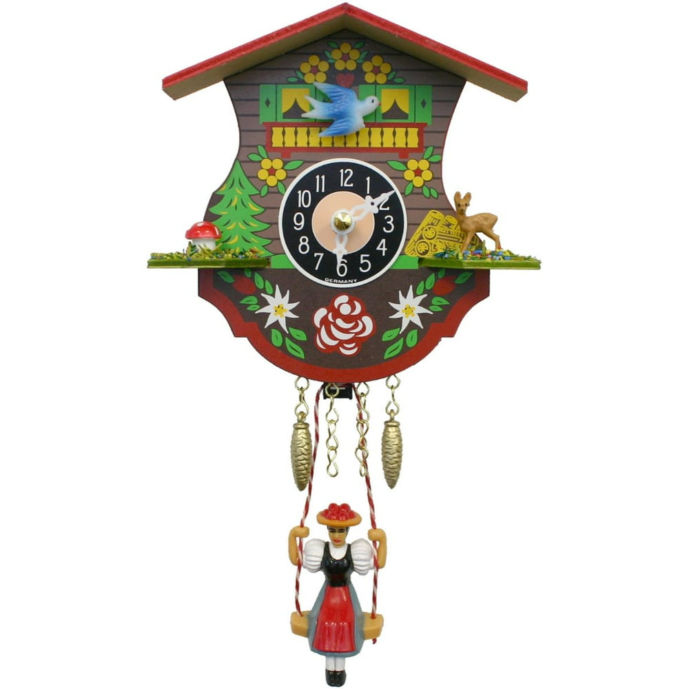 4.25" Engstler BatteryOperated Mini Cuckoo Wall Clock