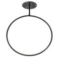 thumbnail image 3 of Uxcell 7.25'' Ring Wall Mounted Stand Rack Flower Pot Holder, Black, 3 of 4