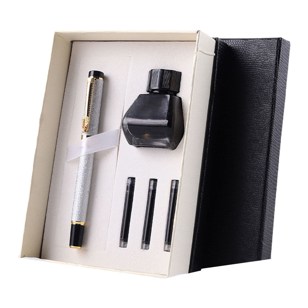 Stylish Fountain Pen Calligraphy Pen Ink Writing Pen with 3 Ink Sacs
