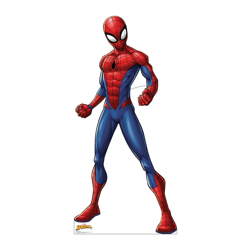 Spider-Man Standee Cardboard Cutout Stand Up, 6ft - Walmart.com ...