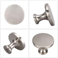 thumbnail image 2 of Homdiy 15 Pack Cabinet Knobs Brushed Nickel Drawer Knobs - Cabinet Hardware Brushed Nickel Dresser Knobs for Kitchen Bathroom Cabinets, 2 of 8