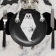 thumbnail image 5 of Decoraciones de Halloween, adornos de Halloween, regalos de Halloween, mantel individual de Halloween, mantel individual negro antideslizante resistente al calor, suministros de decoración de mesa par, 5 of 6