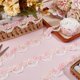 thumbnail image 4 of Cinta de encaje bordado con rosas rosas de 5 yardas y apliques florales de 1.5 pulgadas para bodas, costura y manualidades. Cinta con borde de encaje de vid blanca., 4 of 5