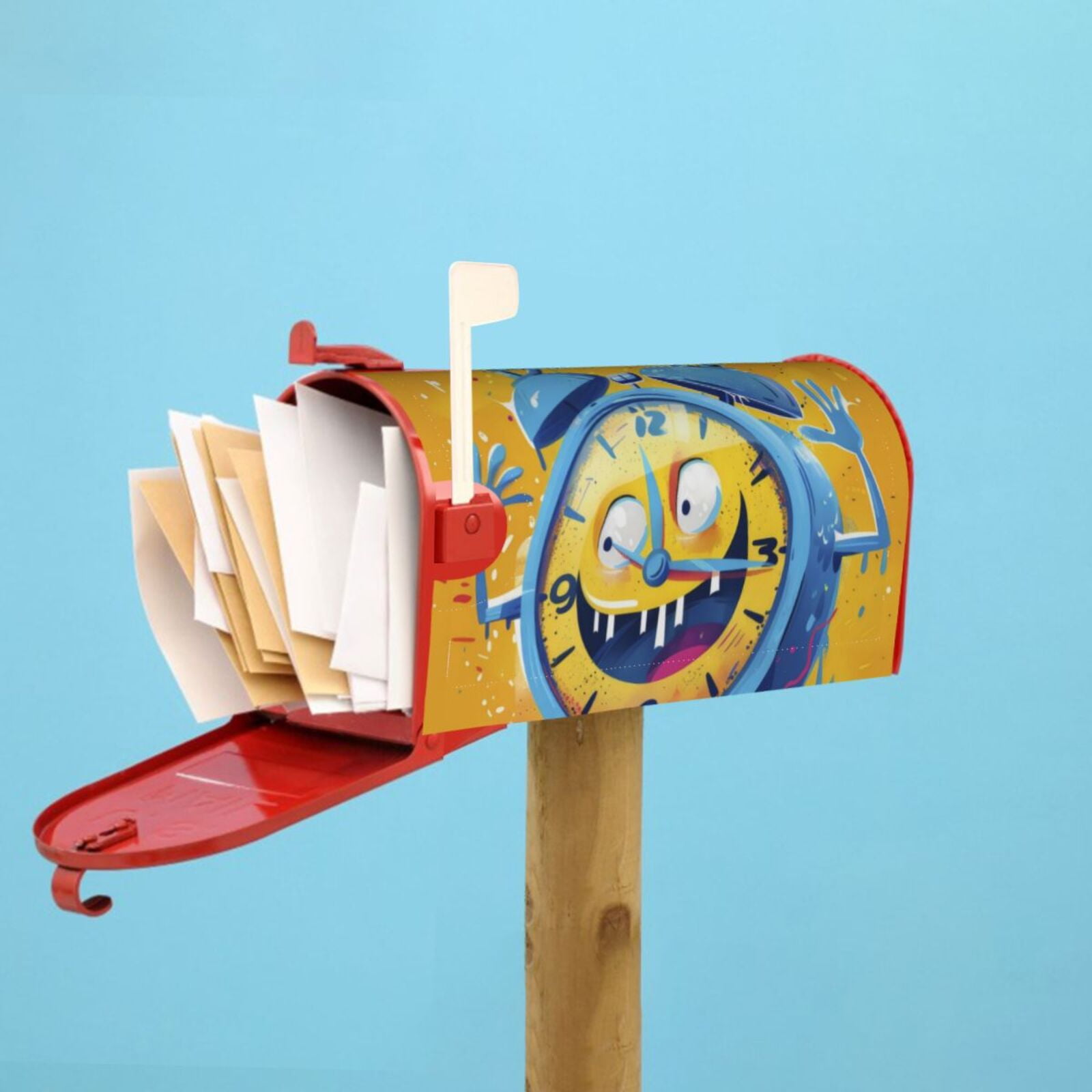 Kdxio Magnetic Mailbox Cover 21x18 in Mailbox Cover Outdoor Decoration Holiday Mailbox Covers for Home Garden Yard-21x18 in