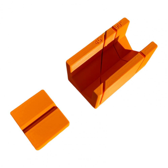 Portable 90°/ 45° Miter Saw Angle Box Miter Saw Guide Woodworker Carpenter'S 3d Printed Miter Box Tools