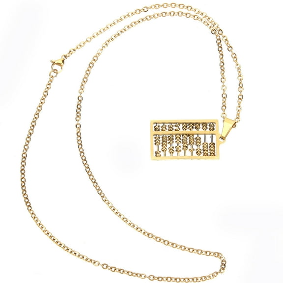 KONTONTY Creative Abacus Pendant for Men Stylish Decor