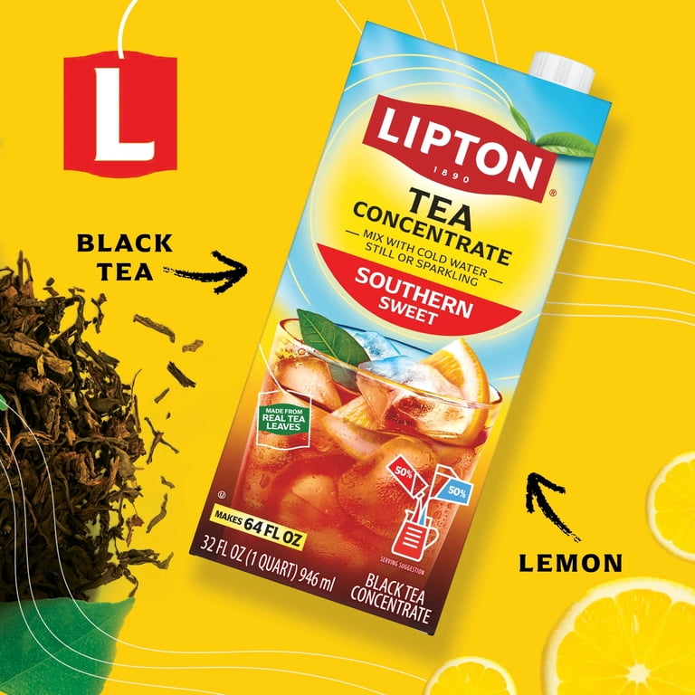 Lipton Southern Sweet Black Tea Concentrate, 32 fl oz photo 3
