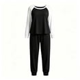 thumbnail image 4 of POROPL Pajamas for Women,Long Sleeve Sleepwear Top with Jogger Pants,Lounge Set Sizes XL-5X, 4 of 5