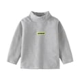 thumbnail image 2 of Esaierr Toddler Thickened T-Shirt for Baby Boys T-Shirt Winter Long-Sleeve Warm Classic Cosy Top Shirts for 1-6Y, 2 of 5