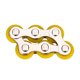 thumbnail image 2 of Juguete de cadena de rodillos Vhermosa reductor de estrés amarillo, 2 of 5