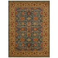 thumbnail image 1 of Unique Loom Edinburgh Medallion Area Rug 9' x 12' Rectangle Light Blue/Beige, 1 of 10