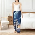 thumbnail image 6 of Lsque Moonlit Night Sea Sailboat Print Women's Pajama Pants, Lounge Pant - Comfortable Home Wear,Elastic Waistband, Stylish Design-XX-Large, 6 of 9