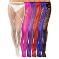 thumbnail image 1 of Medias de pantimedias Skylety para mujer, 6 pares, tallas grandes L-XXXL, 1 of 6