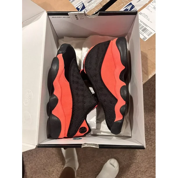 Ni - ke Sz 5 - Air Jordan 13 Retro Low NRG X CLOT "Infrabred"