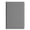 Grey, variant on Navy Quilted Leather Business Notebook, Lay Flat Lined Journal with Ribbon Bookmark for Work, 8X6In, 1Pcs