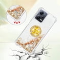 thumbnail image 3 of Funda para Xiaomi Redmi Note 12 5G con Brillo Líquido Flotante, Purpurina, Parachoques y Anillo Giratorio Soporte, 3 of 5
