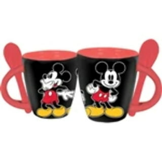 Disney - Mickey & Minnie - Stackable Espresso cups 'green' + saucers (