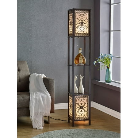 Artiva Usa 64 Infinity Heart Shelf Floor Lamp Espresso Com Artiva Usa 64 Infinity Heart Shelf, Infinity Branch Table Lamp