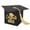 Black, variant on FENGGHAO 2026 Graduation Cap Box Doctoral Hat Candy Favor Box with Tassel Black Graduation Party Centerpiece Desktop Decoration