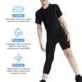 thumbnail image 5 of Youth Boys Compression Pants for Basketball Quick Dry Leggings Sports Tights Kids Athletic Soccer Base Layer, 5 of 9