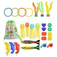thumbnail image 2 of Ruiboury Non-toxic ABS Swimming Toys Set - Safe And Hypoallergenic For Kids Training Underwater Fun Diving Pool Game Smooth Line 96 96 1Set, 2 of 6