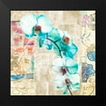 thumbnail image 2 of Kelly, Parr 20x20 Black Modern Framed Museum Art Print Titled - Kaleidoscope Orchid II (detail), 2 of 5