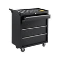 thumbnail image 1 of Bingirl 4 - Drawer Rolling Tool Box with Wheels, Protective Liner, Sliding Drawers, Side Handle, and Lockable Design for Garage, Warehouse, Workshop, and Repair Shop Tool Storage, 1 of 7