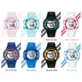 thumbnail image 2 of Reloj colorido para niños, reloj electrónico para estudiantes, luminoso, resistente al agua, deportivo, anticaída, 2 of 8