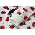 thumbnail image 7 of NLVRBC Toddler Girls Zip Up Ladybug Hoodies Kids All-Over Print Jacket With Hood 4T, 7 of 7